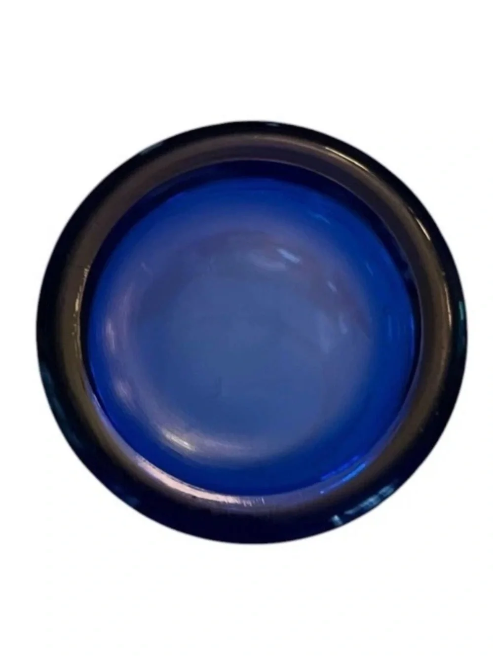 Vintage Hazel-Atlas Art Deco Cobalt Blue Windmill Cocktail Shaker